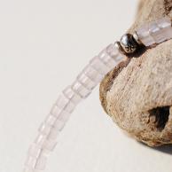 アクアマリンとローズクオーツパワーストーンブレスレット