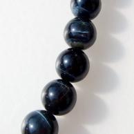 ブルータイガーアイ(青虎目石)とヒマラヤ水晶のネックレス