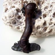 シホーテアリン隕石の斧ハンドメイドネックレス・裏面