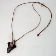 サメ歯化石ネックレス