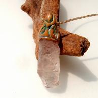 アイスクリスタル・ムーンストーンネックレス・背面