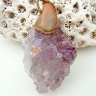 エレスチャルアメジストハンドメイドネックレス・裏面