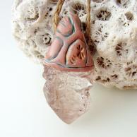 アイスクリスタル・ムーンストーンネックレス・背面