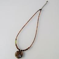 ヒマラヤ水晶タイガーアイ未来懐古的スチームパンクジュエリー