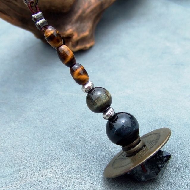 ハンドメイドアクセサリーのヒッピースタイル / 両剣水晶(ダブル ハンドメイドアクセサリーのヒッピースタイル / 両剣水晶(ダブル