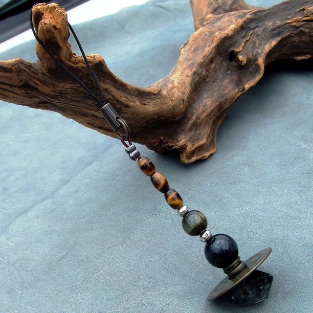 ハンドメイドアクセサリーのヒッピースタイル / 両剣水晶(ダブル ハンドメイドアクセサリーのヒッピースタイル / 両剣水晶(ダブル